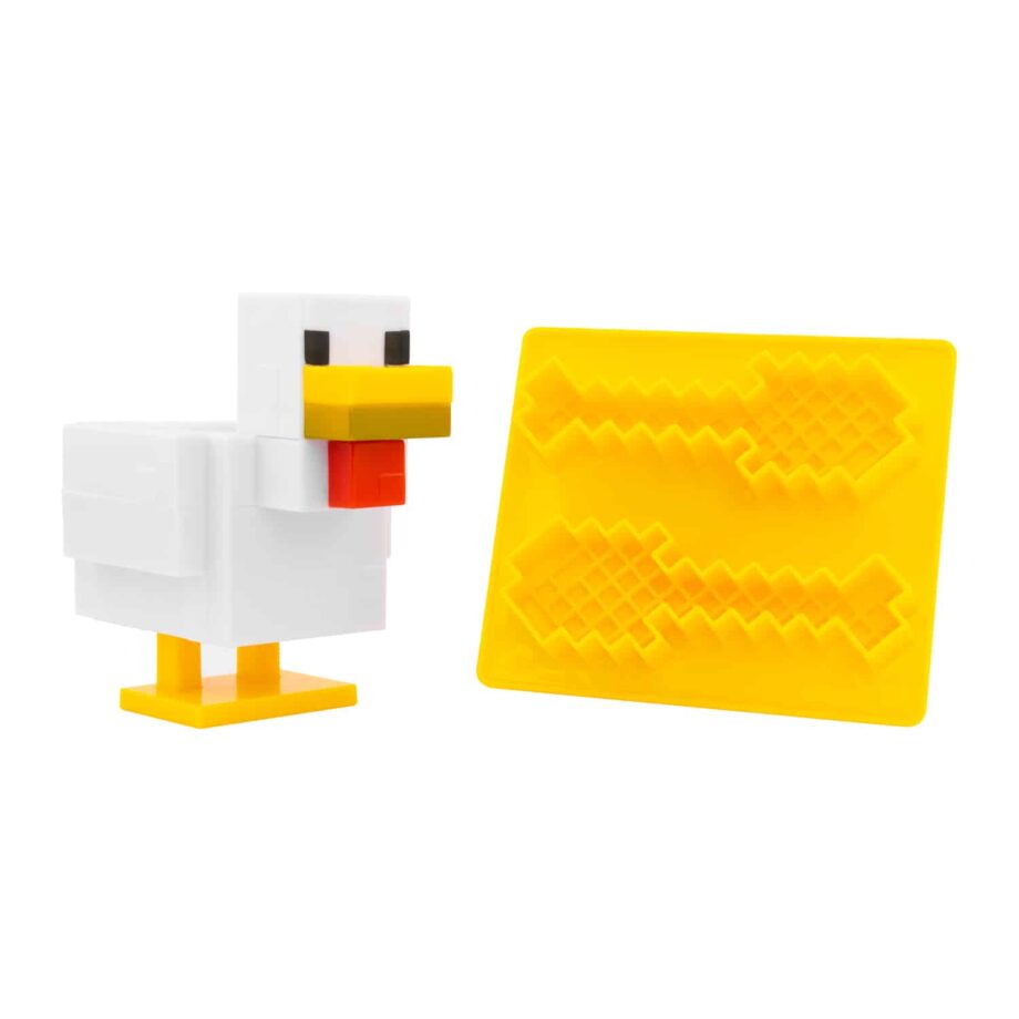 Minecraft Chicken Egg Cup and Toast Cutter