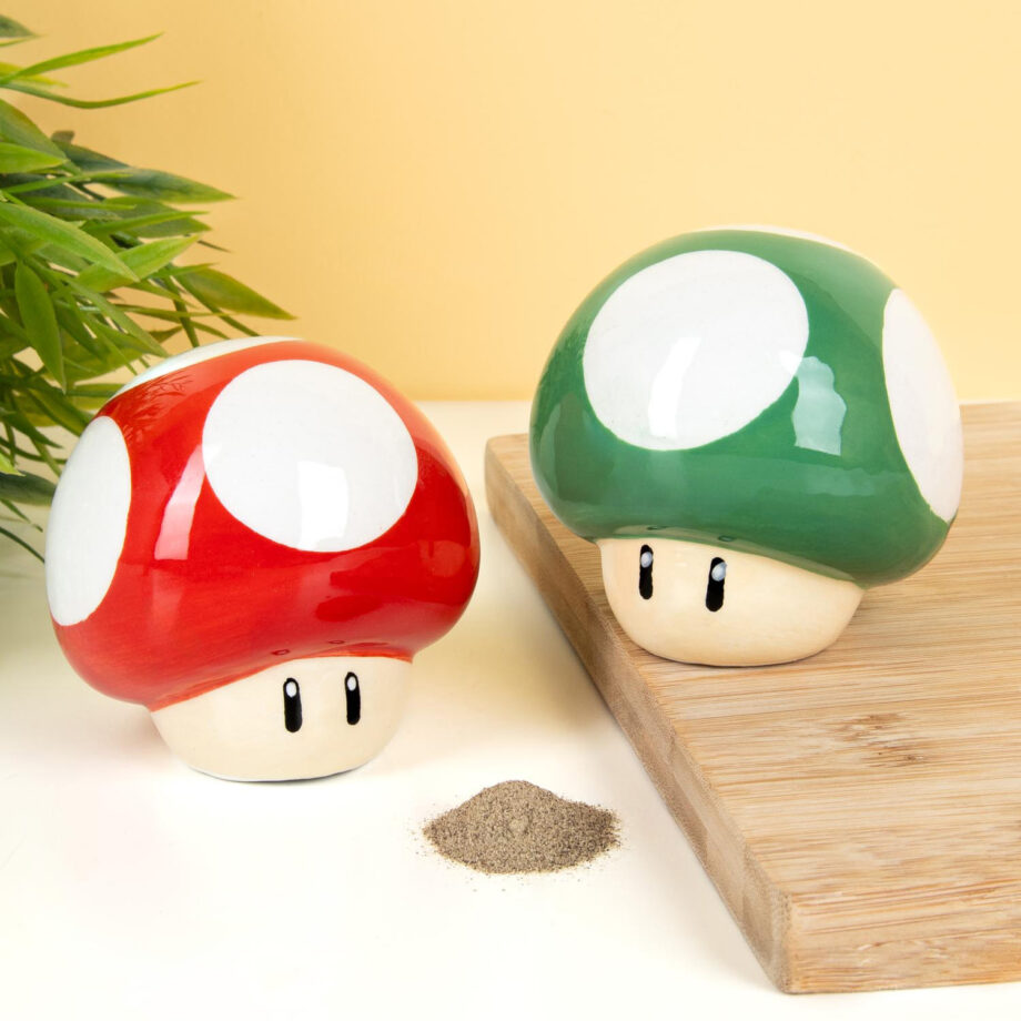 Nintendo Super Mario Mushroom peper- en zoutstel