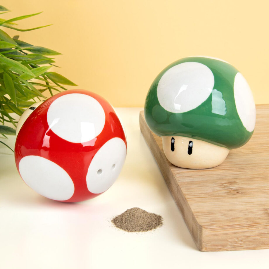 Nintendo Super Mario Mushroom peper- en zoutstel