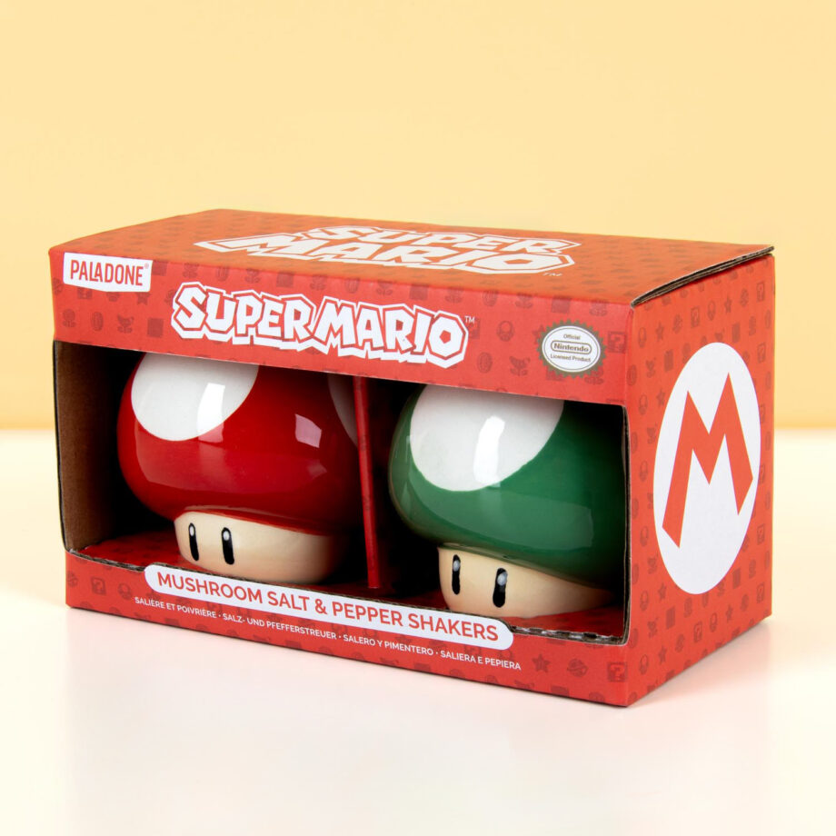 Nintendo Super Mario Mushroom peper- en zoutstel